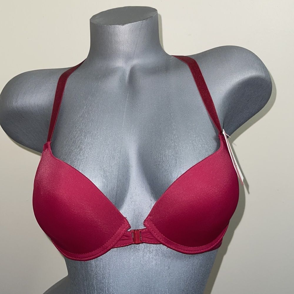 Push-up Bra Gentle Racerback Front Close. Size 32B,34B,34C or 36B.